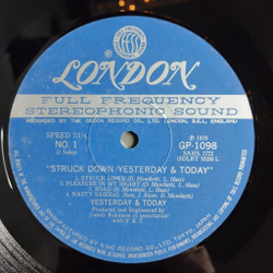 Винтажная виниловая пластинка LP Yesterday And Today Struck Down (Japan 1978) (No Obi)