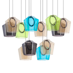 796329 Люстра CARAMELLO LED 12х6W 1400LM КОФЕЙНЫЙ/МУЛЬТИКОЛОР 3000K