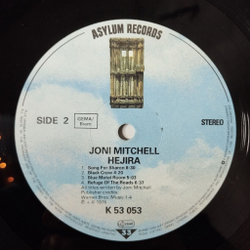 Винтажная виниловая пластинка LP Joni Mitchell Hejira (Germany 1976) A Strange Boy