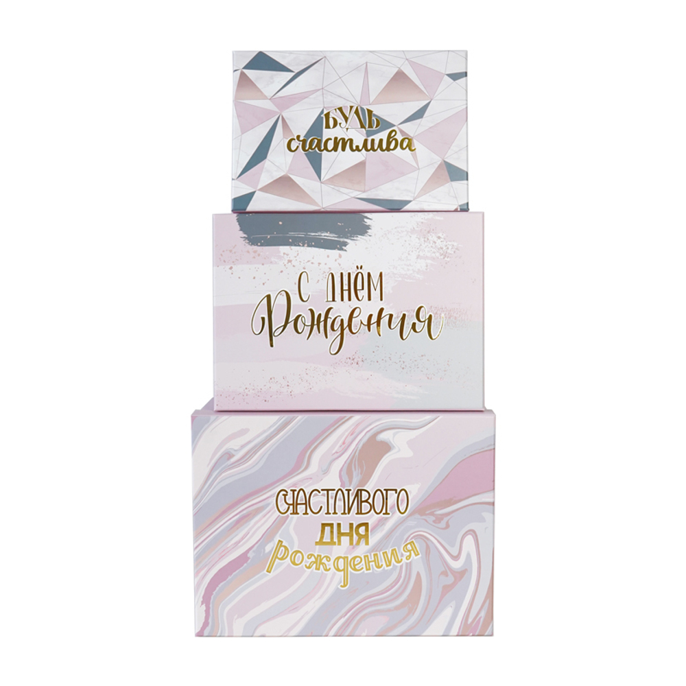 Коробка 1 22,5*15,5*7,5 см "Нежность" с тиснением (верхняя)