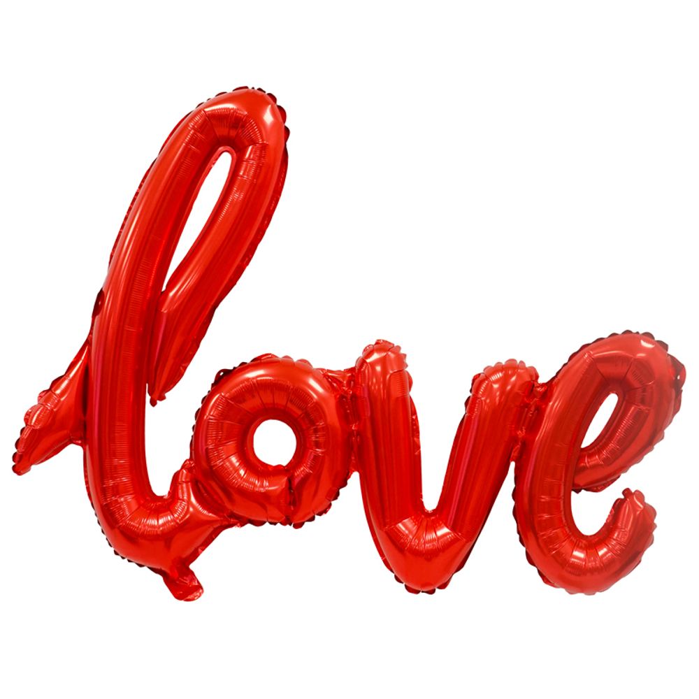К 39 Надпись &quot;LOVE&quot; красный в упаковке / Love Red / 1 шт.