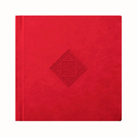 Photobook 15х15 eco-leather "Rosso"