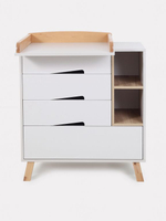 Комод пеленальный Rant Lago Pro 800/4 с органайзером Crystal beige