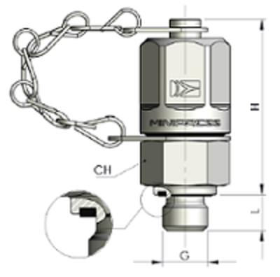 КТ 16x2 - 16x1.5 (Ш) flat face (металл.)