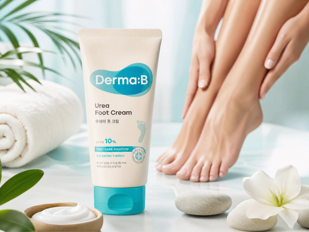 Derma:B Усиленный смягчающий ламеллярный крем для ног с мочевиной Urea Foot Cream