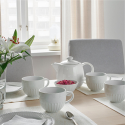 IKEA STRIMMIG  (ИКЕА СТРИММИГ)  -  Кружка, белая, 36 мл