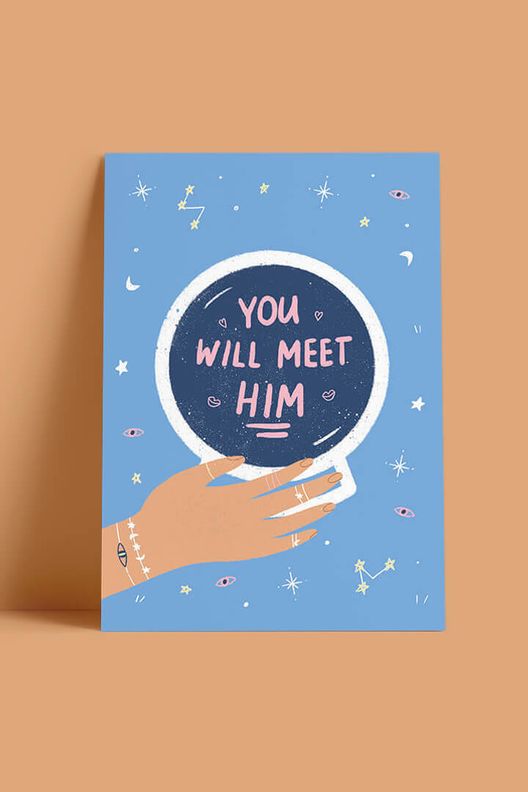 Открытка MEET HIM / O paper paper