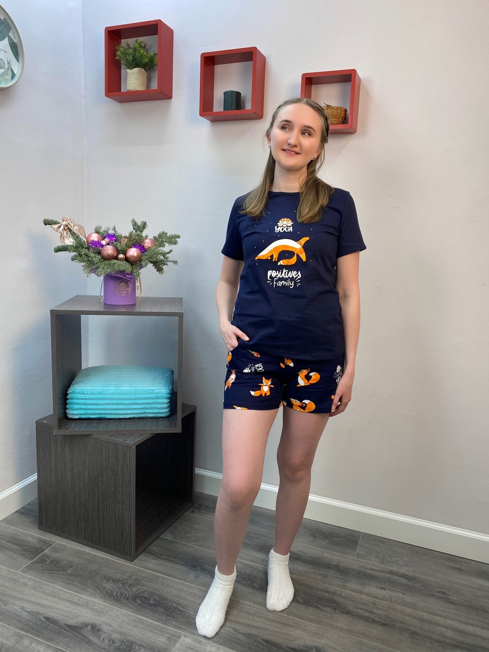 Пижама женская "Йога К.П" шорты (99)