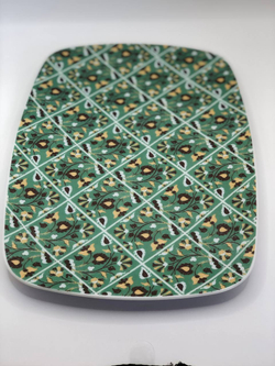 Блюдо малое или сервировочная тарелка. Коллекция  Изразец Коломенское. Птицы. Бревно (Log).