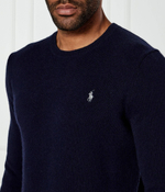 Шерстяной свитер POLO RALPH LAUREN - темно-синий(710955906)