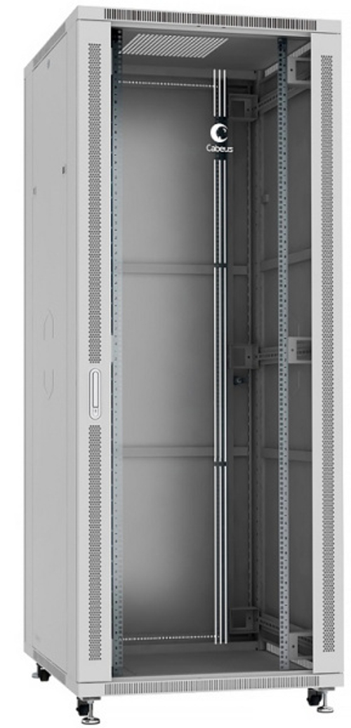 Шкаф напольный 19", 42U Cabeus SH-05C-42U80/80