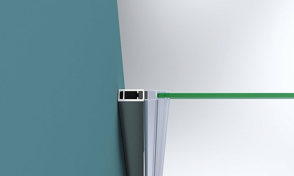 Душевая дверь BelBagno Kraft 90 KRAFT-B-12-60/30-C-Cr-R профиль Хром стекло прозрачное