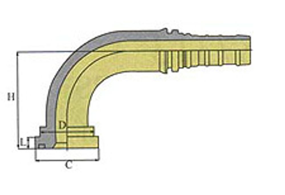 Фитинг DN 50 SFL 2 71.4 (90) Interlock