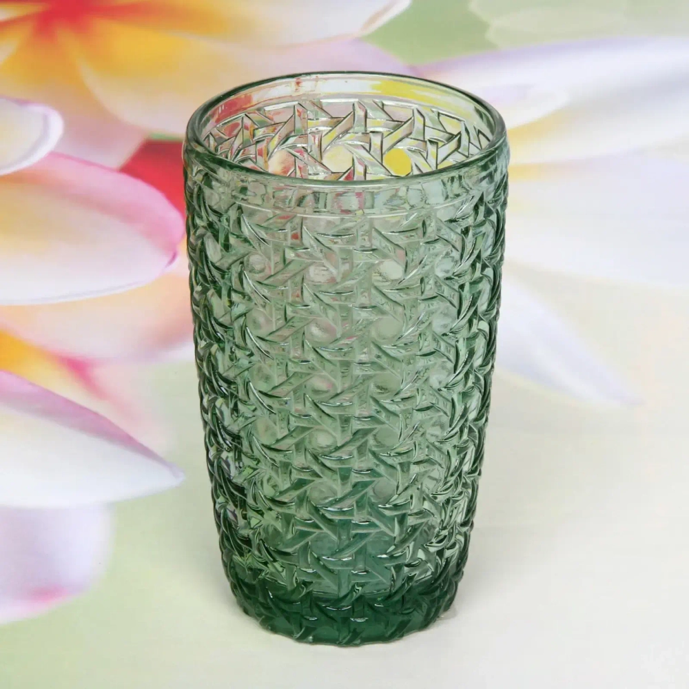 Стакан высокий 380мл «Emerald» Плетенка