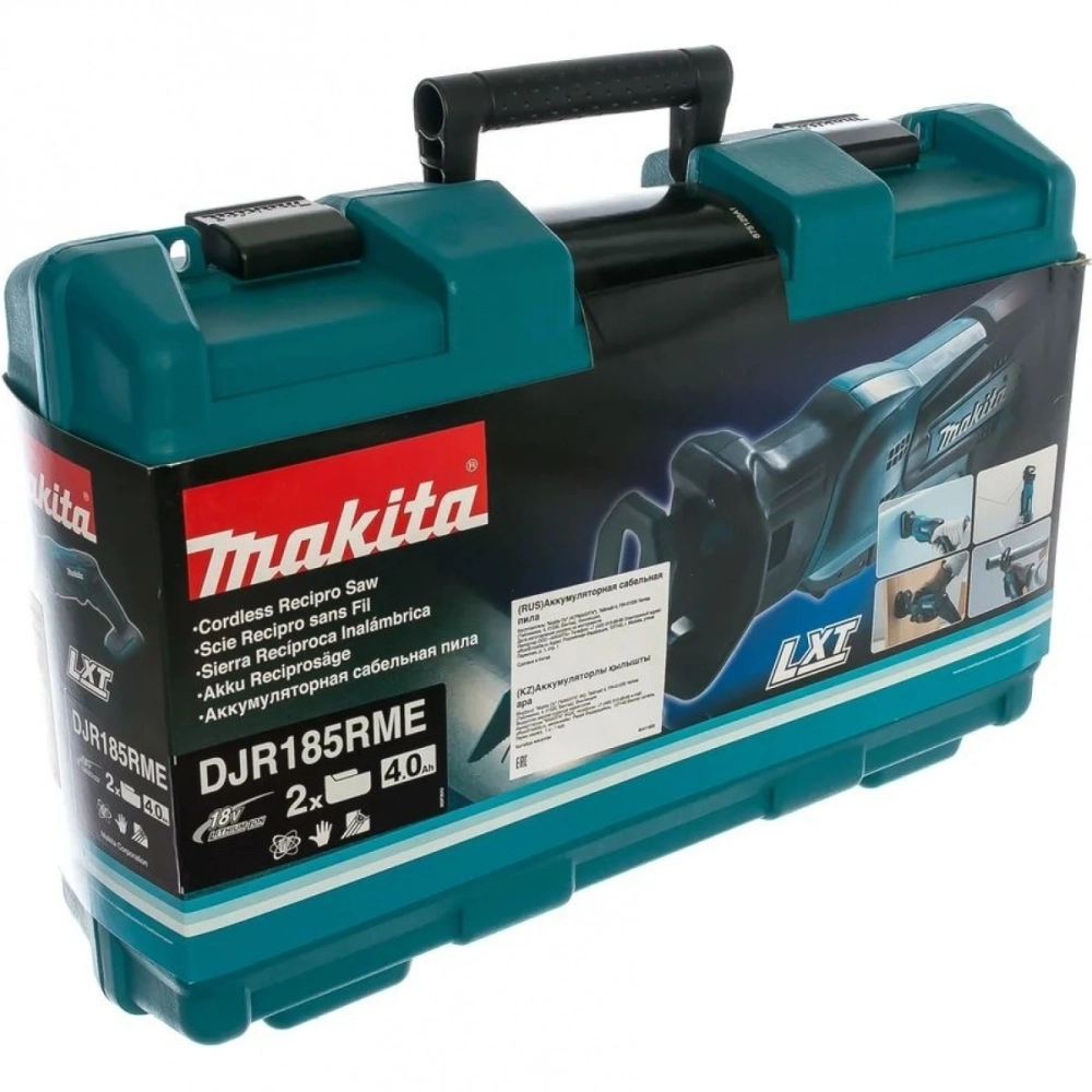 Пила сабельная аккумуляторная Makita DJR185RME