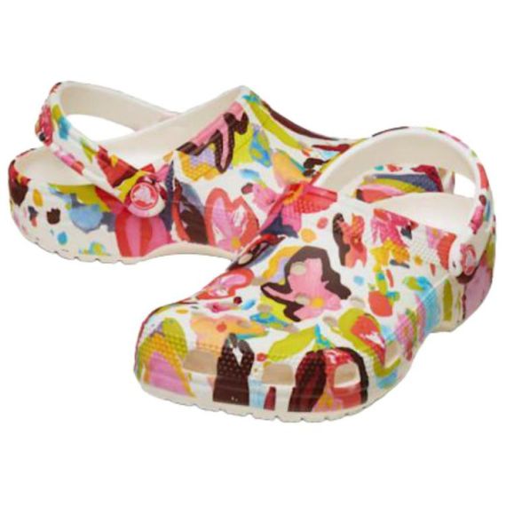 Crocs Classic Painted Floral Clog 'Multicolor'