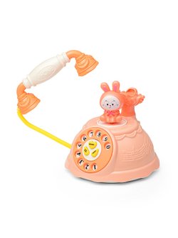 Игрушка Телефон Зайка (A422-18Y), цвет розовый