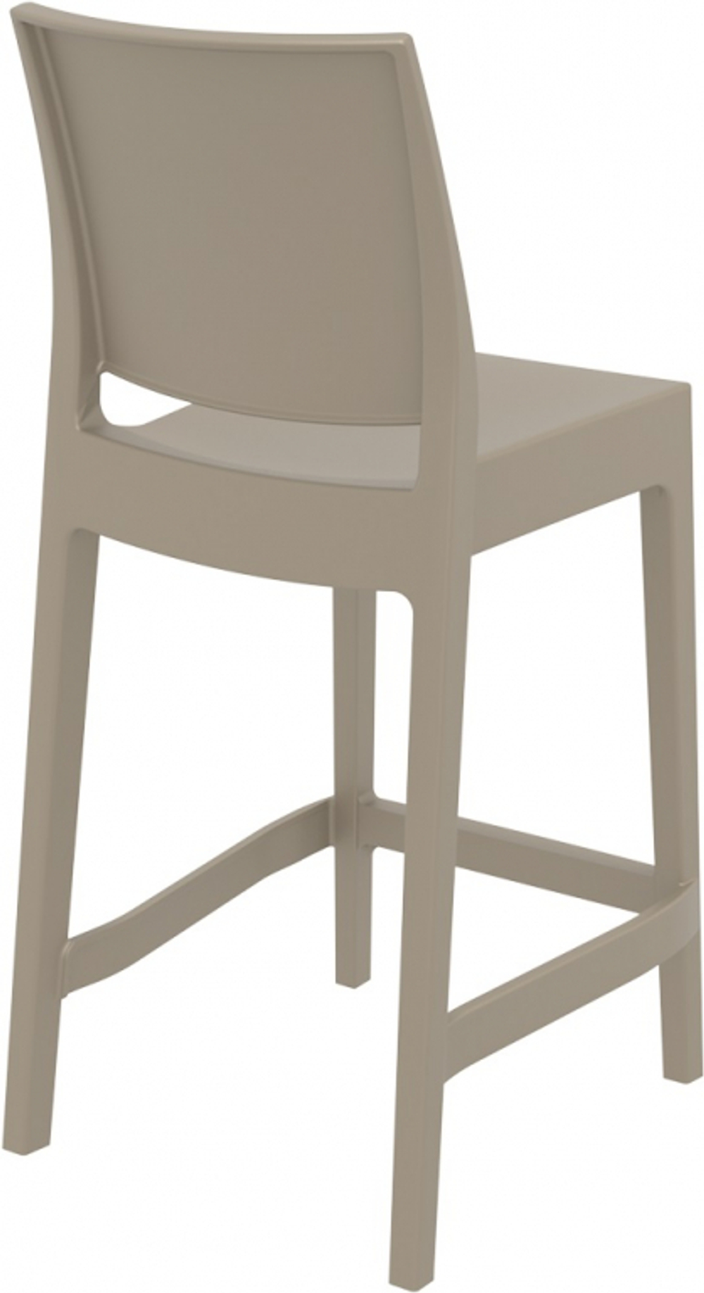 Стул пластиковый полубарный Maya Bar 65