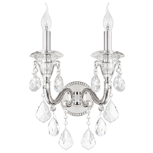 788624 Бра LUSSO 2х60W E14 ХРОМ