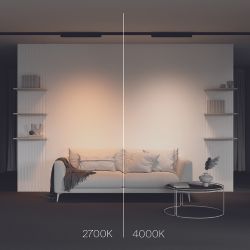 Трековый трехфазный светодиодный светильник Maytoni Trinity Basis TR196-3-20W4K-B