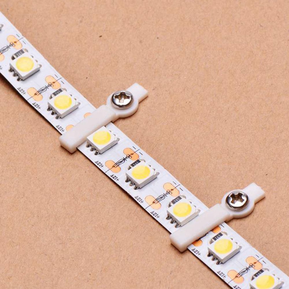 Монтажная клипса для светодиодной ленты шириной 10 мм LAMPER