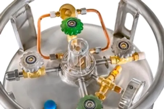 Горизонтальный криоцилиндр CRYOBAK DPW650-495-1,6