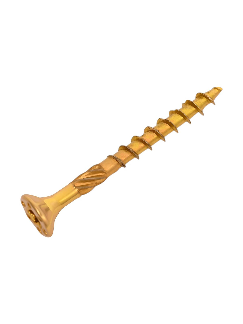 Конструкционный саморез Gigant желтый цинк 4x40 пот/г TORX 500 шт 123821