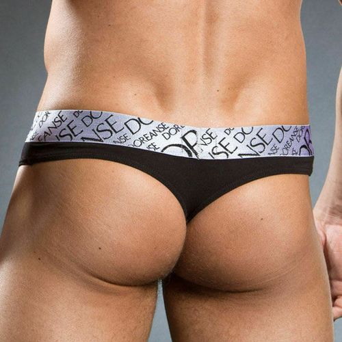 Мужские трусы тонги черные Doreanse 1288