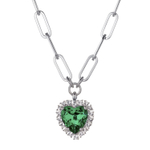 Колье Dyrberg Kern SIMONA SS EMERALD GREEN / CRYSTAL 430021