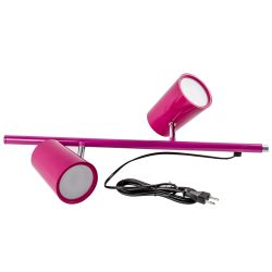 ULM-T600 2х6W-4500K-DIM RED Торшер напольный светодиодный. 2х6W. Сенсорный выключатель. Диммер. Красный. ТМ Uniel