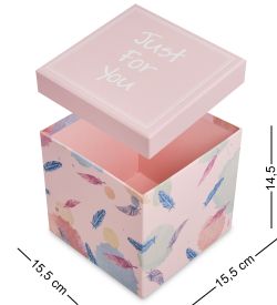WG-39/1-B Коробка подарочная цв.розовый