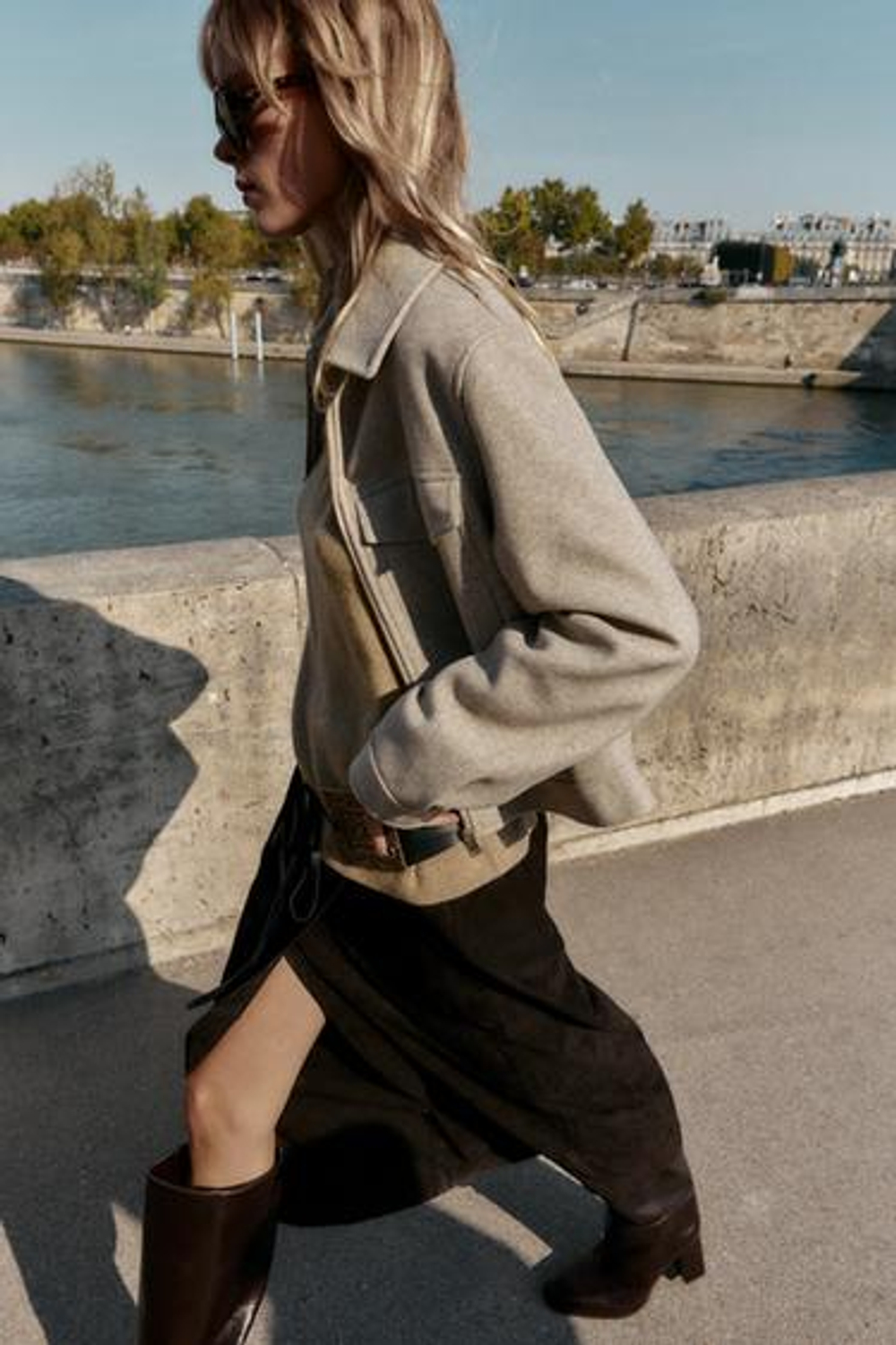 Мягкая куртка на молнии - ZARA