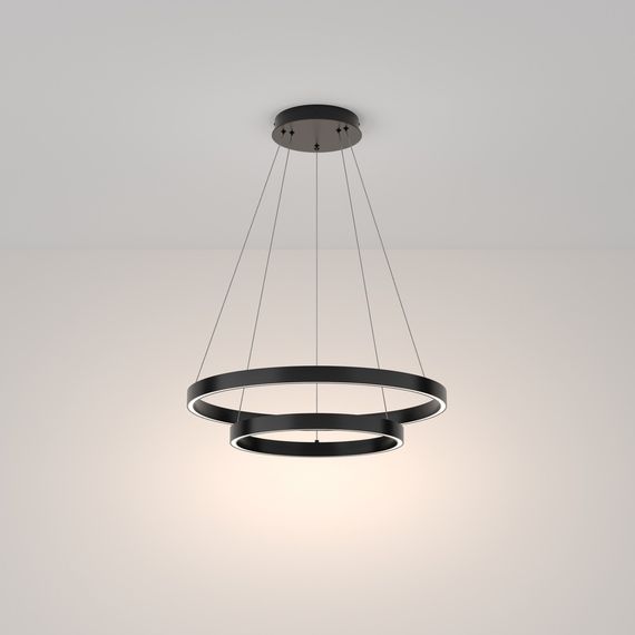 Подвесной светодиодный светильник Maytoni Rim MOD058PL-L55BK