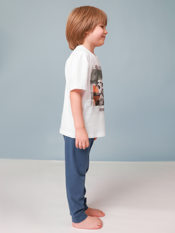 8657 Пижама из хлопка Mini-kids