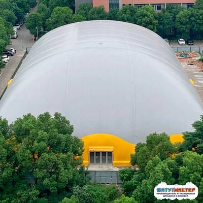 Надувной зал с ледовым катком «Ледовый Холл», 61×30×14 м