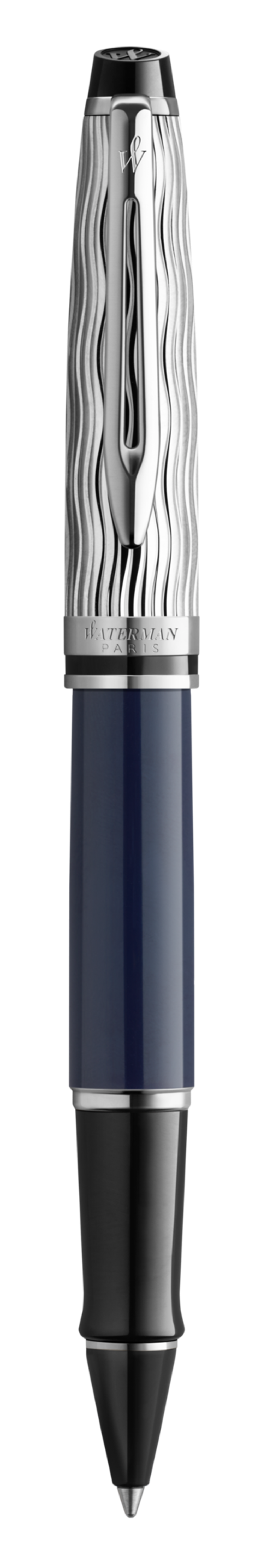 Ручка-роллер Waterman Expert22 SE deluxe Blue CT, цвет: Black, в подарочной упаковке