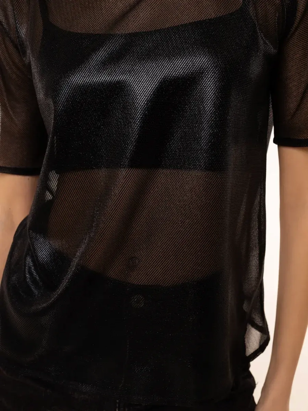 Футболка сетка прозрачная