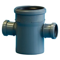 Крестовина Политэк Пайп одноплоскостная 110х50х50/87,5гр. ВК (45)