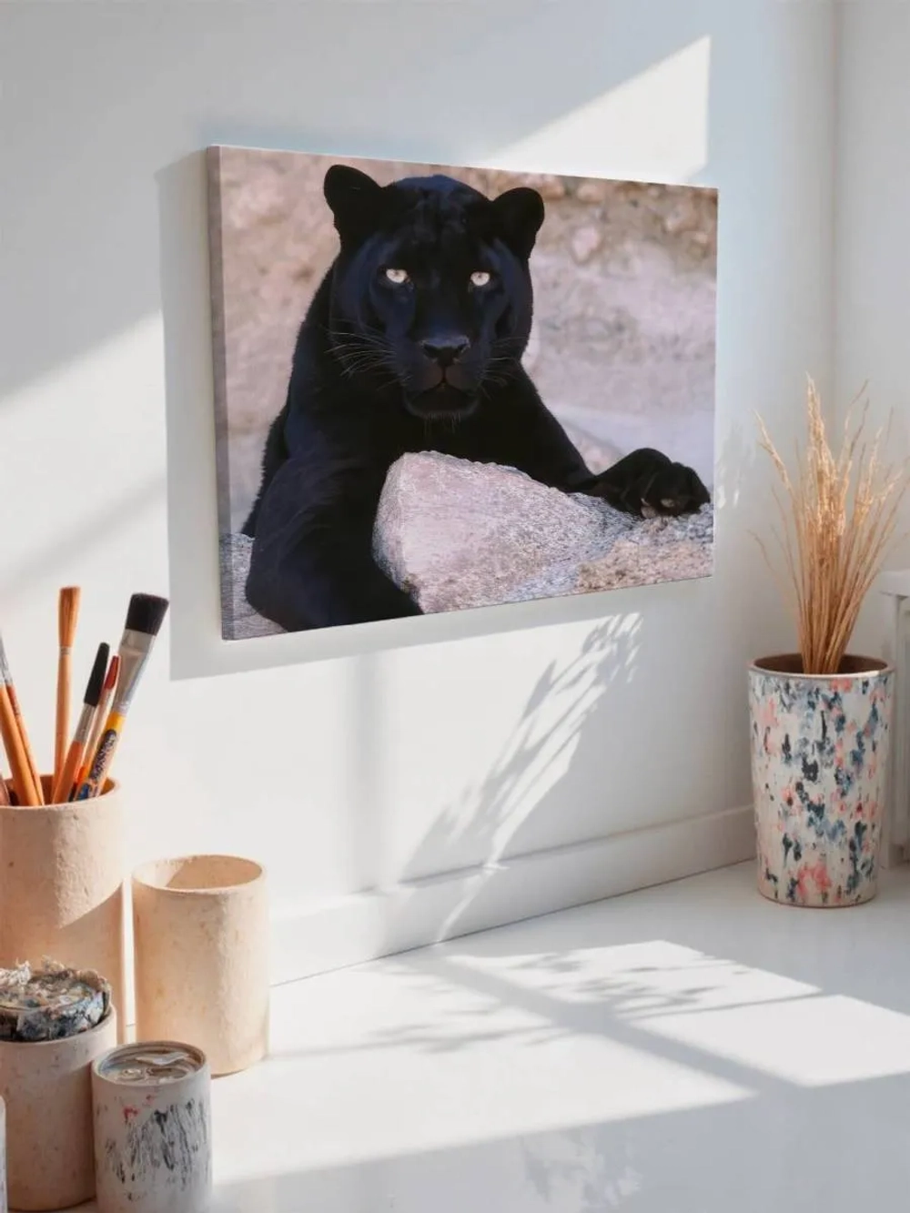 Картина на стену 40 X 50 Пантера