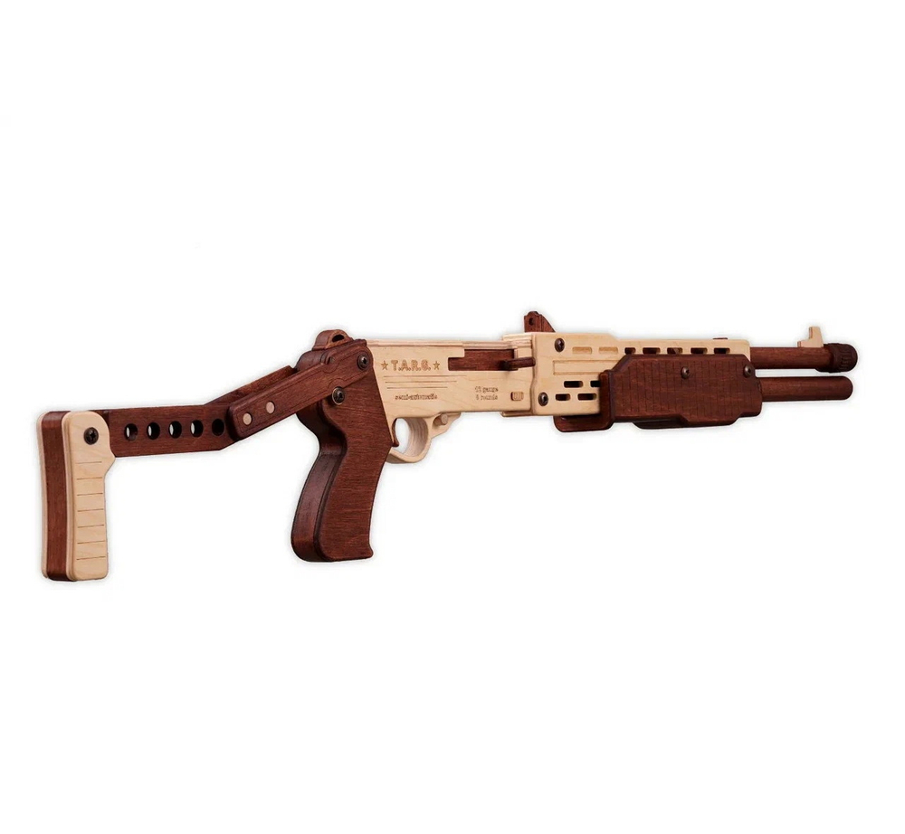 Дробовик RAVEN от TARG - деревянный конструктор, сборная модель, 3d пазл, деревянное оружие
