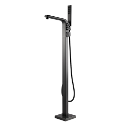 Смеситель для ванны Black&White Universe отдельностоящий Gun Metal (U7642GM)