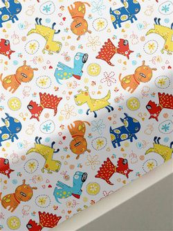 Постельное белье Сказка "Собачки" 2-спальный Наволочка 50х70 см 2 шт Простынь на резинке 160х200 см Пододеяльник 175х215 см, перкаль