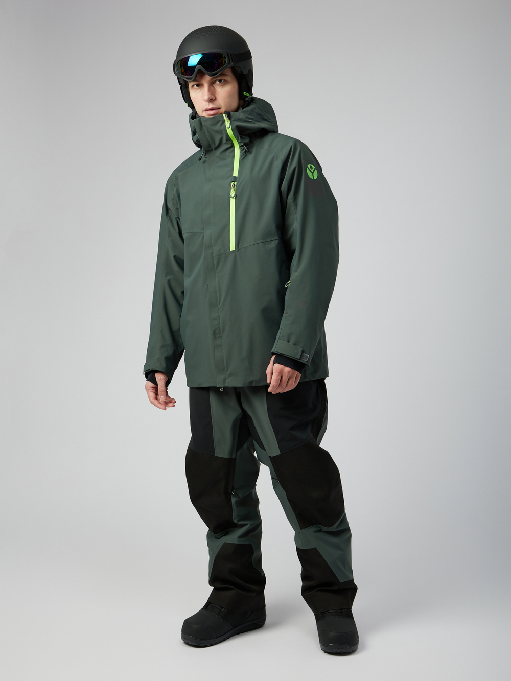 Куртка горнолыжная мембранная на сетке Мустаг