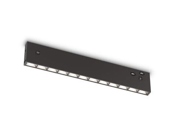 Трековый линейный светильник 3CCT 10W 3000К/4200К/6400K 38° GL2335 BK чёрный Magnetic standard 48V 10mm Ambrella