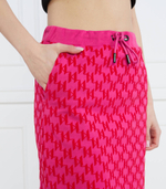 Юбка allover flock Karl Lagerfeld - розовый(231W1253)