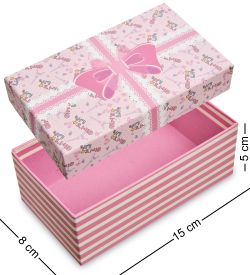 WG-86-C Коробка подарочная цв.розов