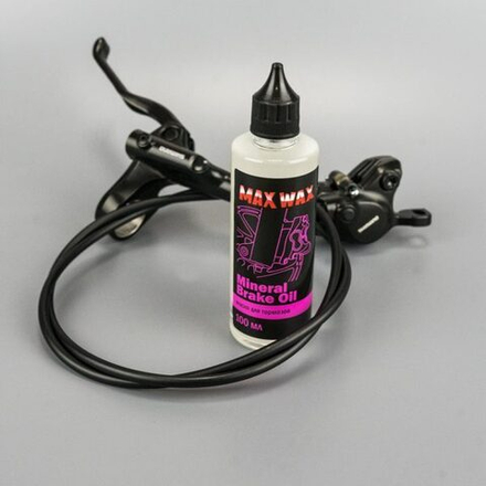 Гидравлическое минеральное масло тормозная жидкость MAX WAX Brake Oil 100 мл