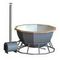 Банный чан на подставке с выносной печью 4-6 человек AISI 430 2мм