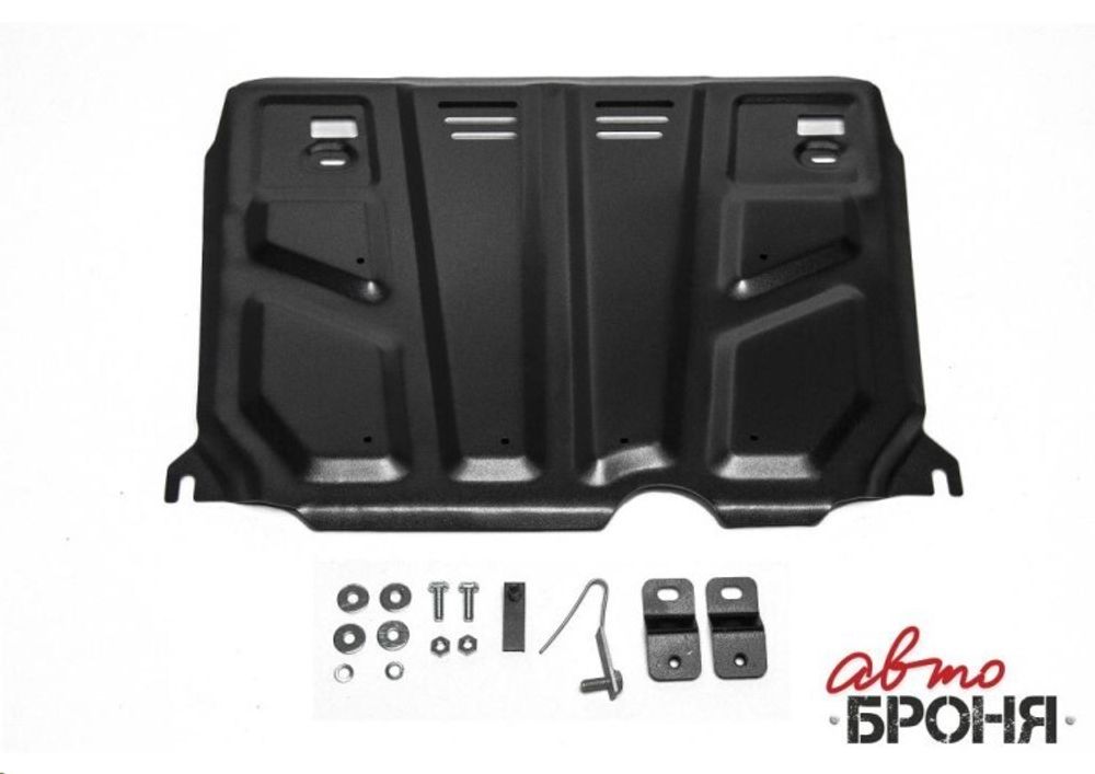Защита картера Toyota Corolla V-1.6; 1.8 с 2016-2019 г. (с креплением) (АвтоБроня)
