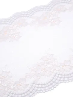 03-207 Кружево эластичное 29 см, серо-голубой